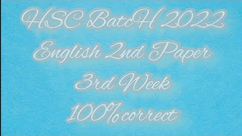 HSC 2022 English Assignment 3rd Week,,Learn something new,,