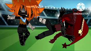 Jeff(Part of BloodMoon) vs Eclipse||Battle Bot Au|| ||Sun and Moon Show Au||