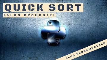 ALGO FONDAMENTALE : QUICK SORT ! (TRI RAPIDE)