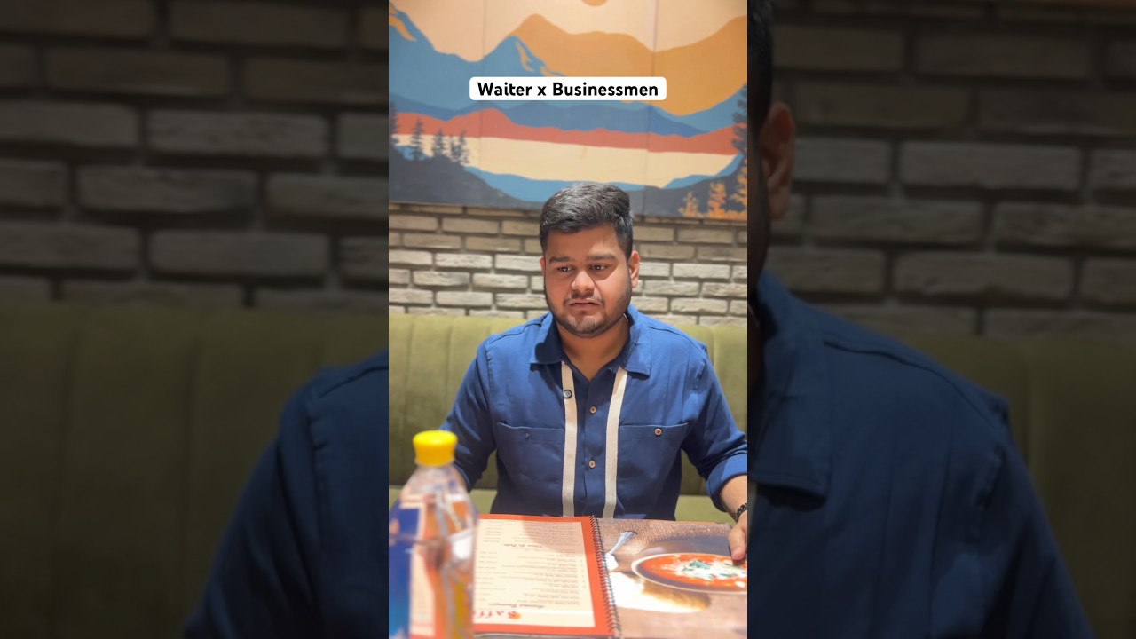This is business #viral #comedy #funny #food #ytshorts #fun #trending #waiter #business #friends