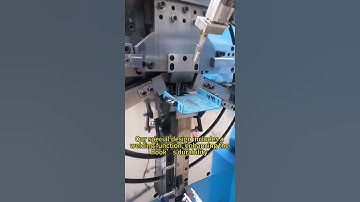 Full automatic single & double J hook making machine with butt welding