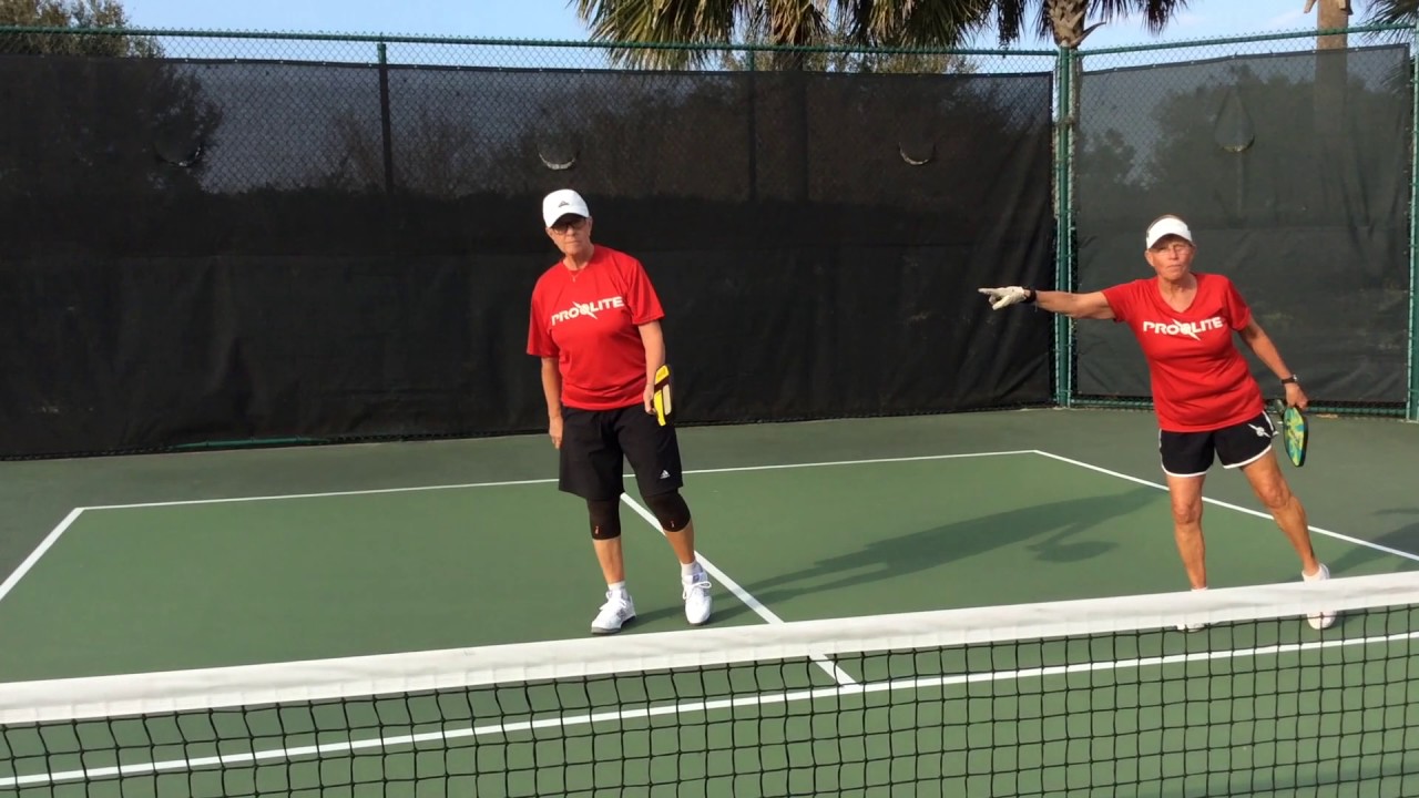 Pickleball "Stacking", Deb Harrison YouTube