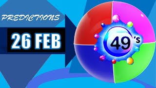Dobbel UK 49 Prediction for today - 26 Feb 24
