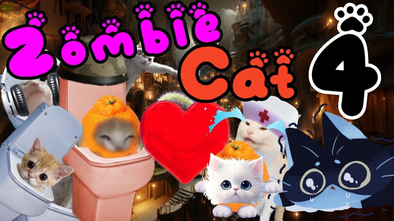 SKIBIDI ZOMBIE TOILET CAT 11 😺🧟 #cat #catmeme #meme #happycat #banan