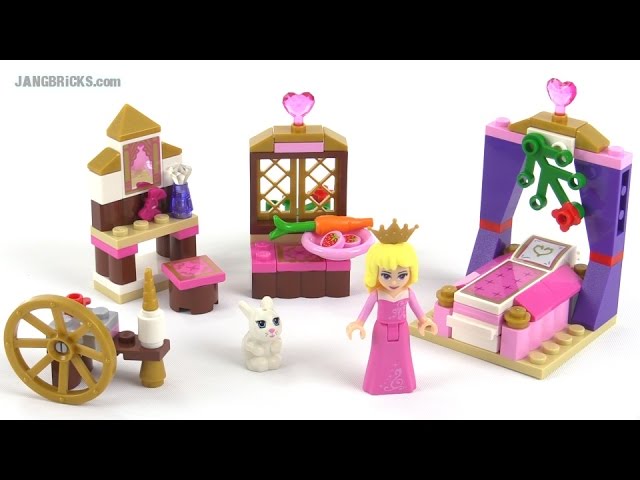 Lækker Begrænsning mineral LEGO Disney Princess Sleeping Beauty's Royal Bedroom review! set 41060 -  YouTube