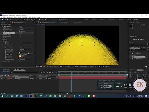 Text to Sand Animation |Adobe After Effects Particle Animation | Text to Dust  Animation | NO PLUGIN