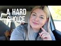 A HARD DECISION || Day in the life of a nurse & mom || Robyn McMullen