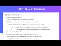 Creating a wordpress table of contents menu without using a plugin