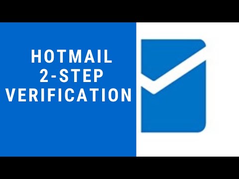 How to Enable Hotmail Two-Step Verification 2020 || Hotmail 2 Step verification process