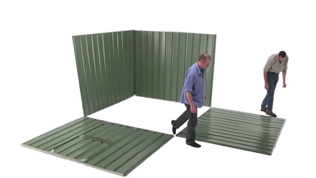 Handi-Garden Storage Shed Quick Installation Guide - YouTube