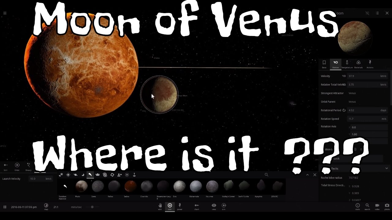 Venus Moon. Venus Moon show many. Also has no Moons this Planet. Why do we have Moons. Почему мун
