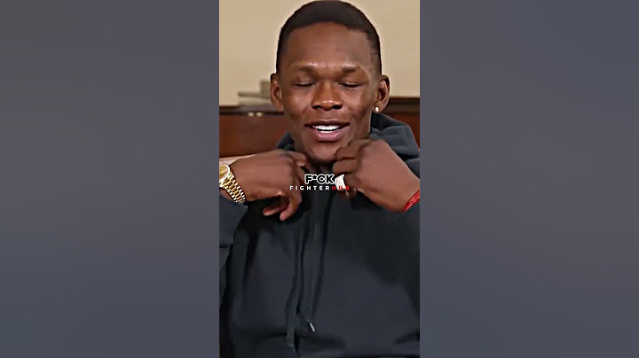 What Did Adesanya Do☠️💦