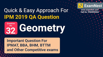 IPM 2019 QA Question Solution By Ajay Sharma | Question - 32 Geometry