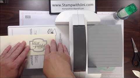 Stamp with Jini GETTING STARTED WITH THE STAMPIN
