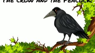 The Crow and the Peacock! Short story for kids. हिन्दी कहानी सरल भाषा में।
