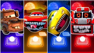 Cars 3 Mater 🆚 Lighting McQueen Eater 🆚 Car Eater Exe 🆚 Fire Truck Eater 🎵 Tiles Hop