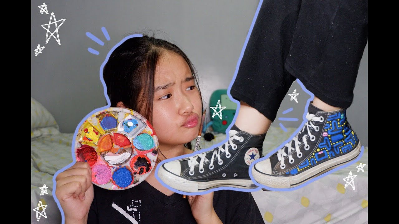 How to Customize Shoes Using Regular Acrylic Paint