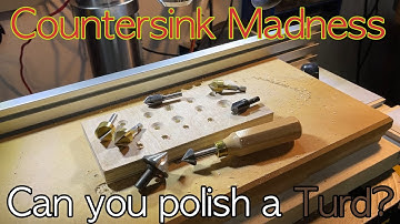 Countersink insanity. Sharpening countersink for better performance?