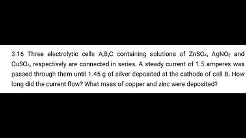 ELECTROCHEMISTRY | Exercise Question 2.16 | CLASS 12 CHEMISTRY | NCERT CHAPTER 2