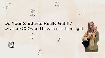 concept checking questions: do your students really get it?