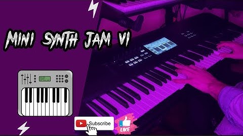 Mini Synth Jam VI #dawless #synthpop #synthwave #korgnautilus