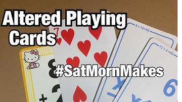 Altered Playing Cards for Junk Journals - #satmornmakes