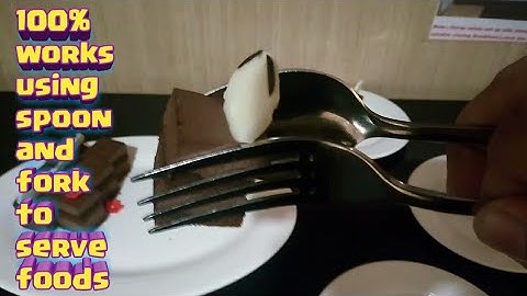 f&b service training videos | using spoon and fork as tongs