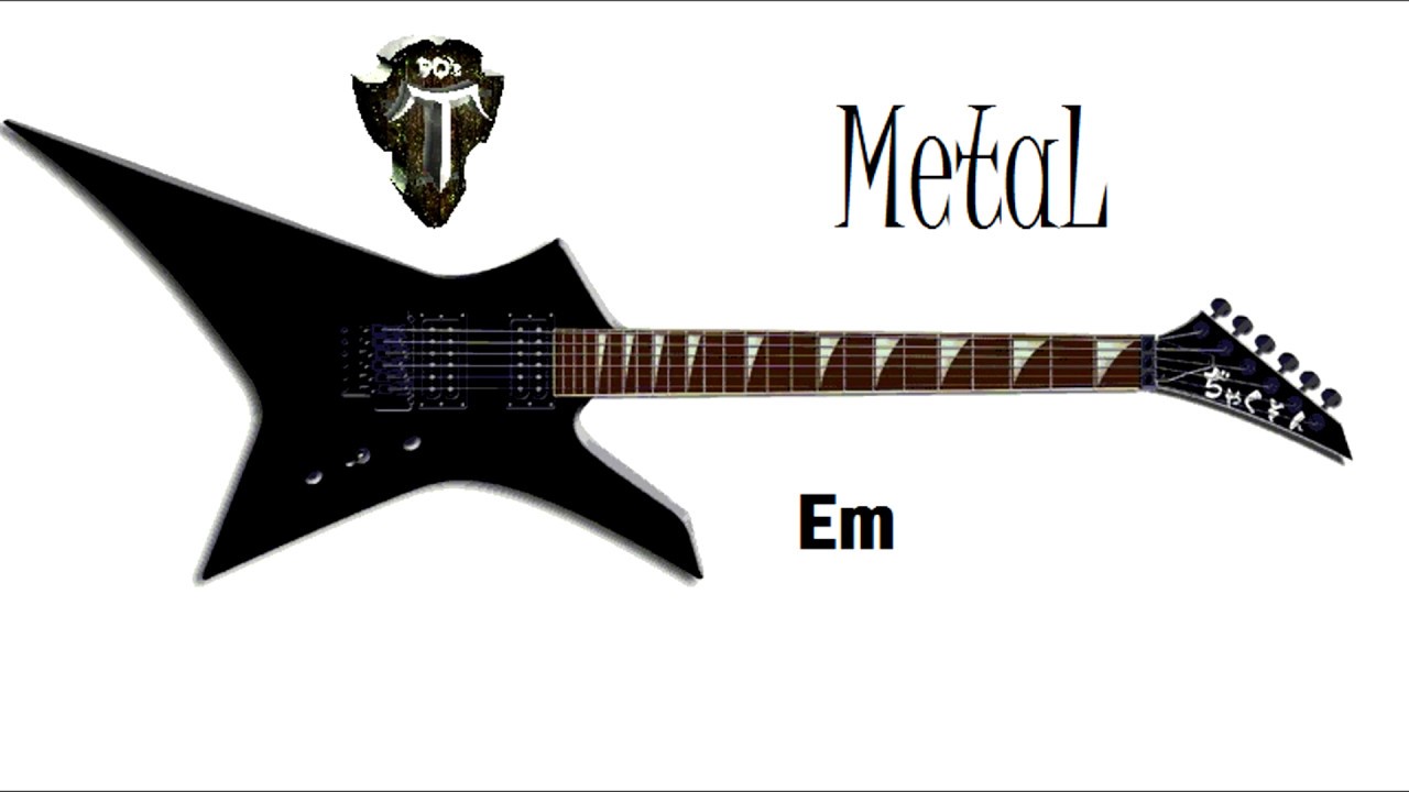 Em only Heavy Metal Guitar Loop Backing Track E minor only YouTube