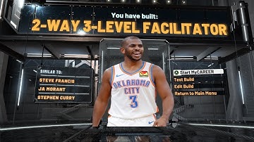Best 2-Way 3-Level Facilitator Build on NBA 2K20! 54 Badge Upgrades! Best Build on NBA 2K20!