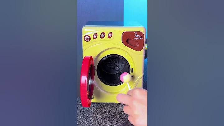 Tiny Washing Machine 🧺 For Cleaning Your Lollipops! 🍭✨ #Funny #Gadgets #Creative