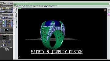 How to make 3D gemvision jewelry design Ring DRAGON
