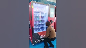 Two-in-one combo vending machine with elevator, ready to Germany #vendingmachine #Germany
