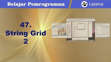 Learn Lazarus Programming 47 String Grid 2
