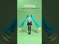 初音ミクと布シミュレーション #初音ミク #vocaloid #blender