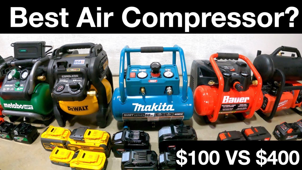 Best Cordless Battery Powered Air Compressor 