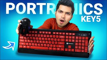 portronics key 5 combo wireless keyboard and mouse