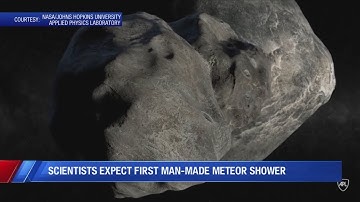 Scientists expect first man-made meteor shower