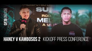 “It could be the last time you see Kambosos” Haney v Kambosos 2 Kickoff Press Conference Highlights.