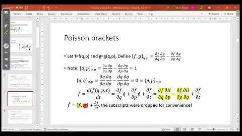 3   Poisson brackets and canonical transformations