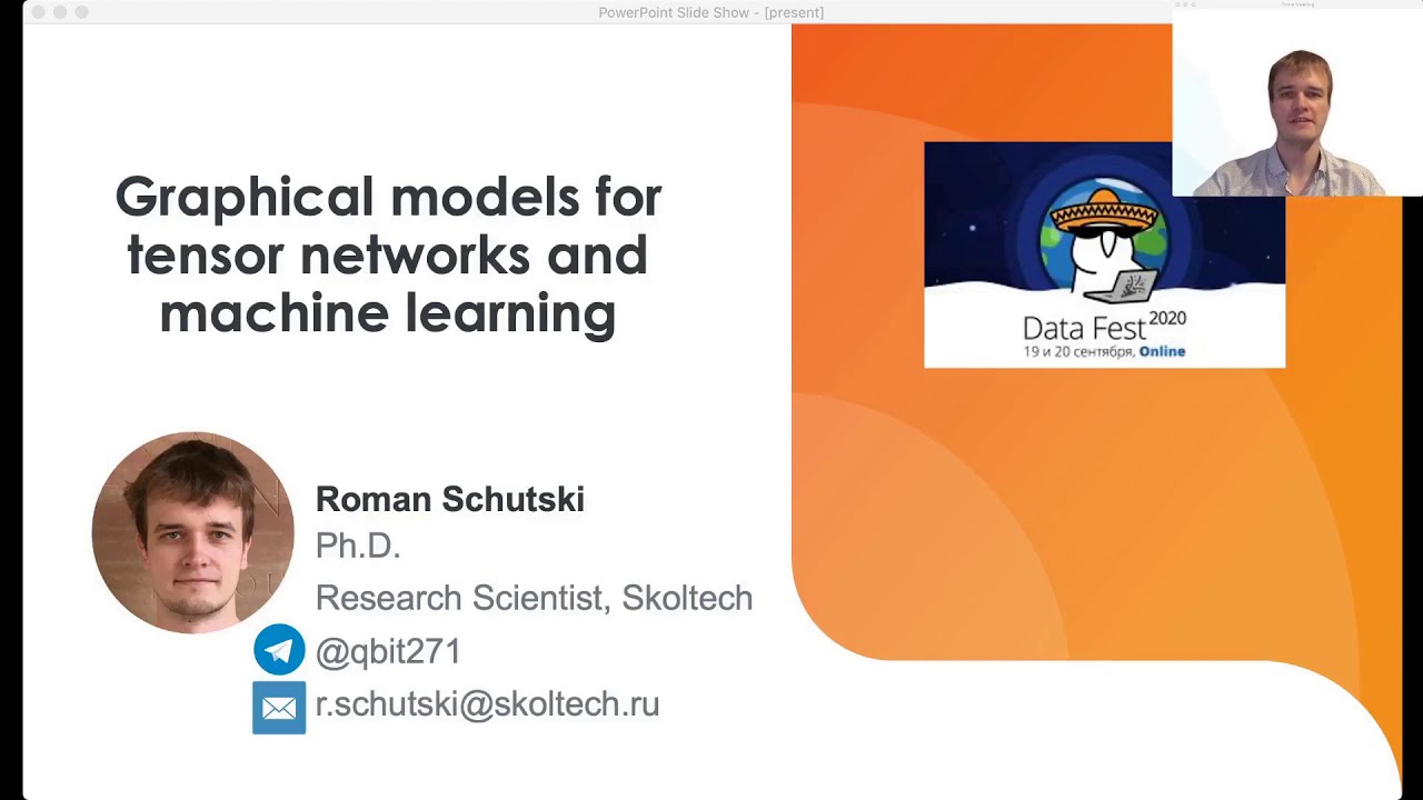 Roman Schutski: Graphical models for tensor networks and machine learning