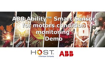 Demo Video - ABB Ability™ Smart Sensor for motors condition monitoring.