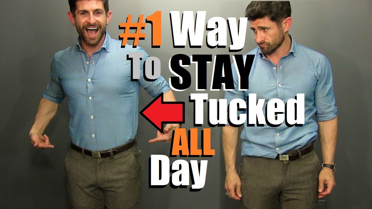 #1 Way To Keep Your Shirt Tucked In All Day! (Testing 4 Ways To Find The Best)