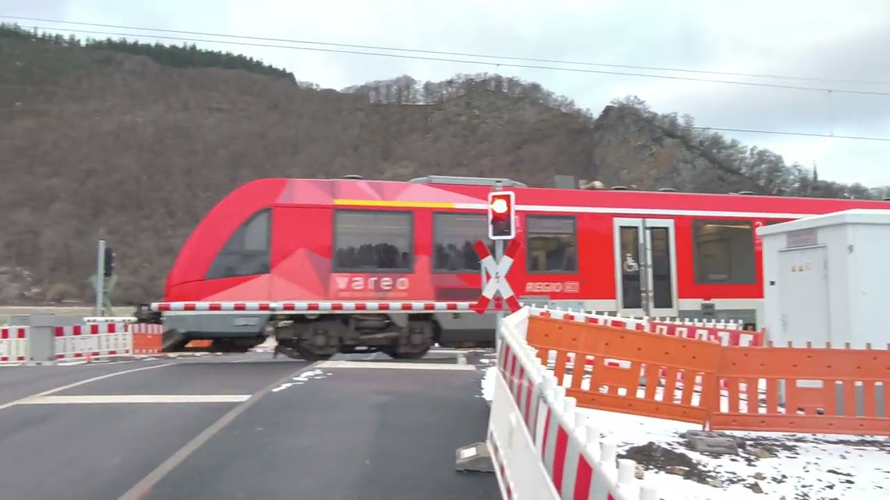 11. Januar 2026 Ahrtalbahn  Bahnübergang Pützfeld