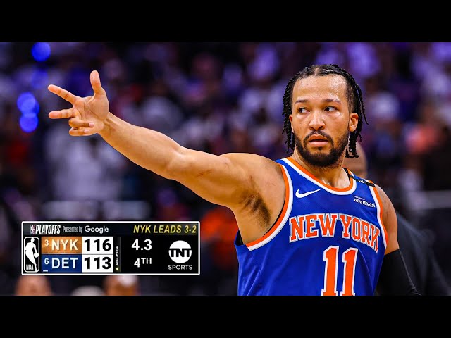 NBA ブランソンとトンプソン2点 NBA - #ジェイレンブランソン がプレイオフ球団新記録の47得点