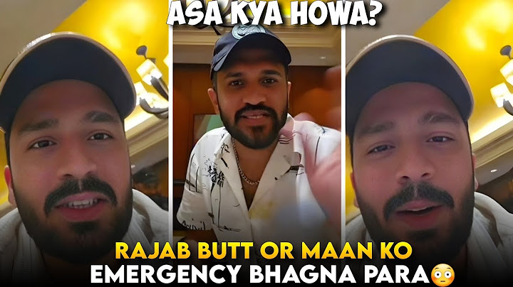 Rajab Butt Or Maan Ko Emergency bhagna Para | Rajab Ny Maan Dogar Ki Live Band Kar Di Asa Ku howa