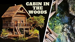 I Made My Perfect Holiday Home! (Cabin In The Woods Diorama)