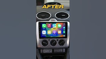 Ford Focus 2010 Wireless Apple Carplay & Android Auto Car Stereo Upgrade