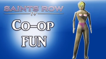 Saints Row 4 Co-op Fun Ep. 5 (Miley Cyrus Doll, Shopping, Getting Owned)