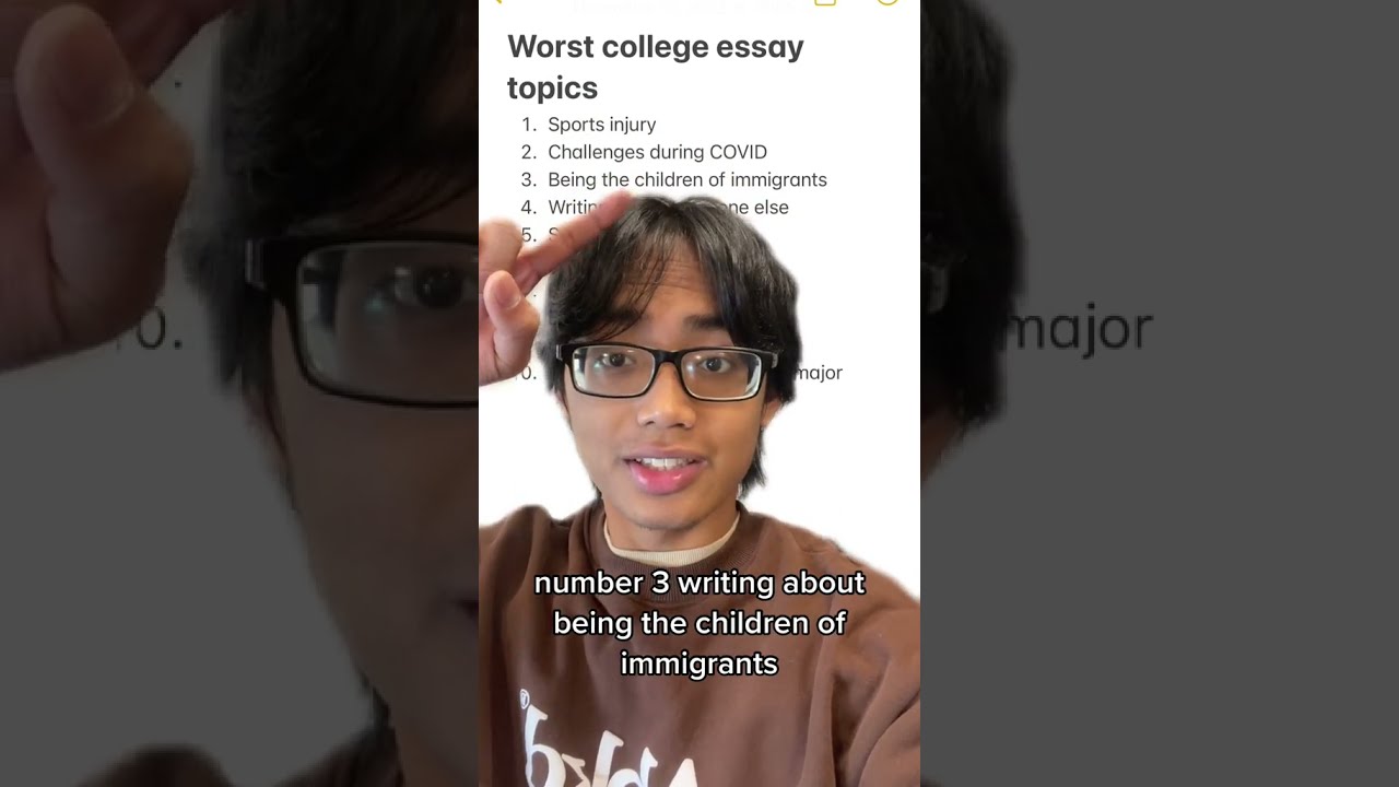 Please Don T Write Your College Essays Like This