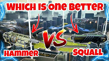 [WR] 🔥Hammer VS Squall Weapon Comparison |War Robots|